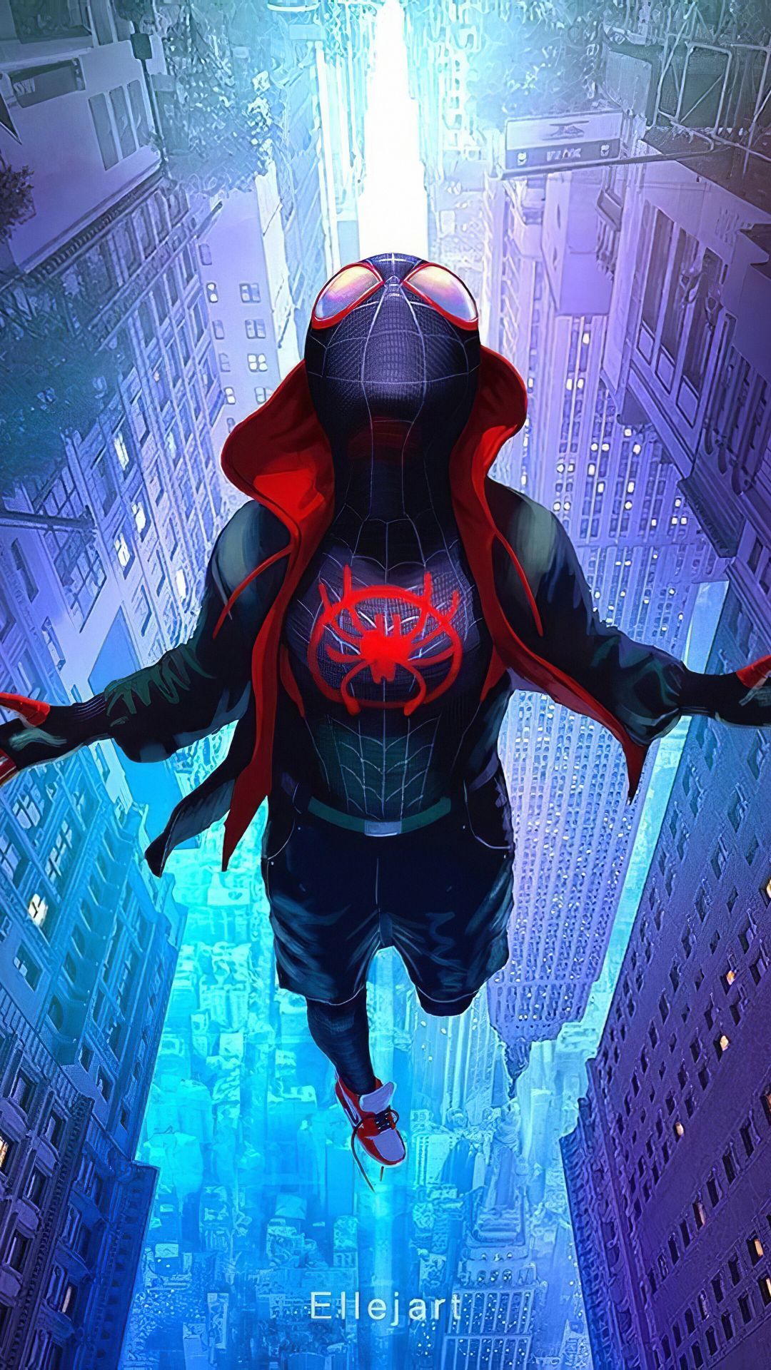 Spider-Man Morales sur Fonds d'écran de veste - Spider-Man Fond d'écran