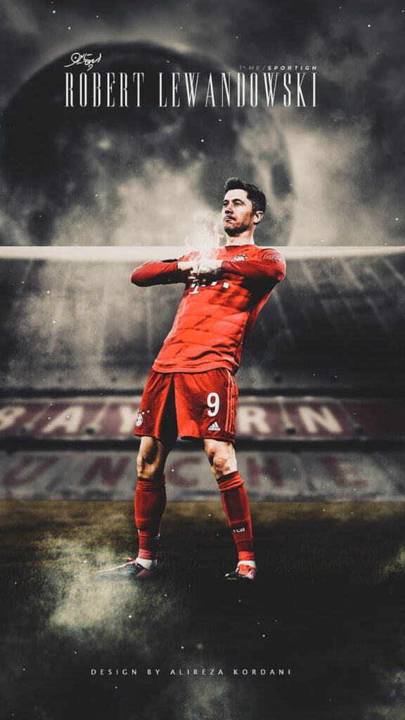 fonds d'écran robert lewandowski 4k