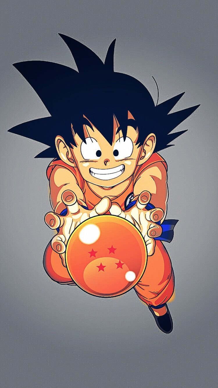 Kid Goku iPhone 12 Wallpaper