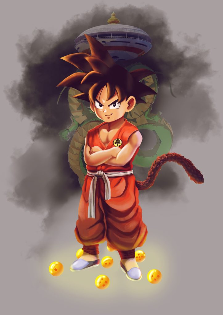 Kid Goku iPhone Wallpaper