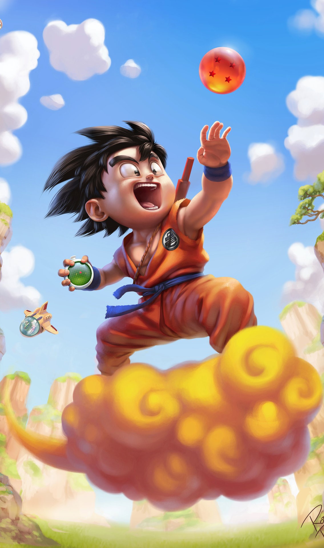 Kid Goku iPhone Wallpapers