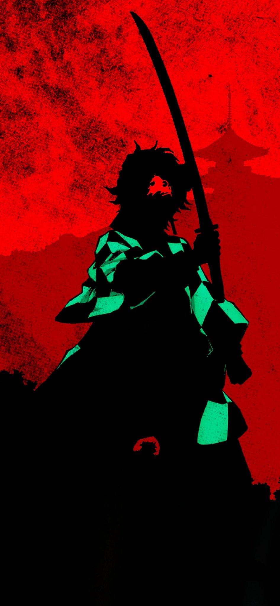 Tanjiro Kamado iPhone X Wallpaper