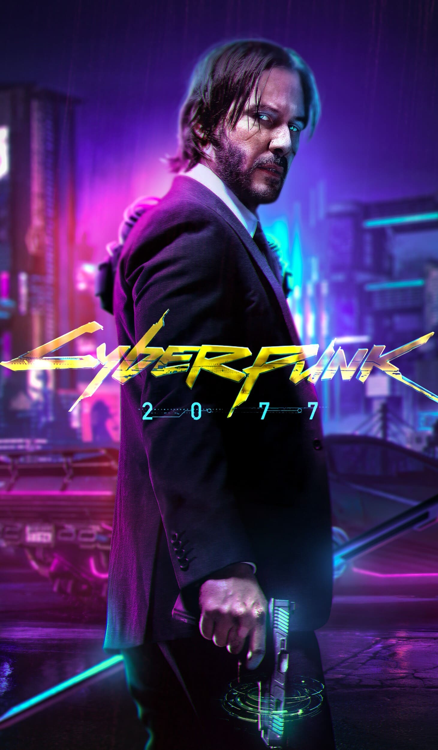 Cyberpunk 2077 Wallpaper iPhone X