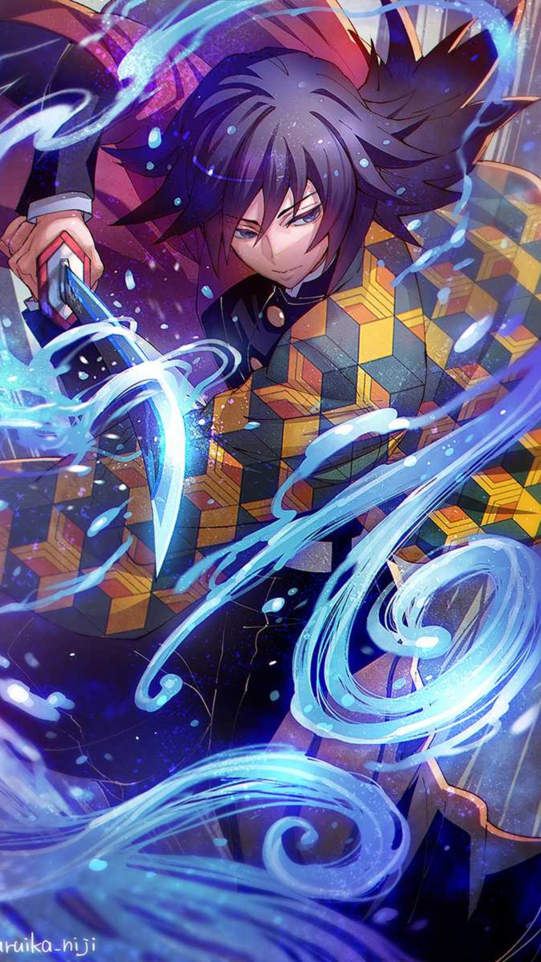 Amazing Giyuu iPhone Wallpaper