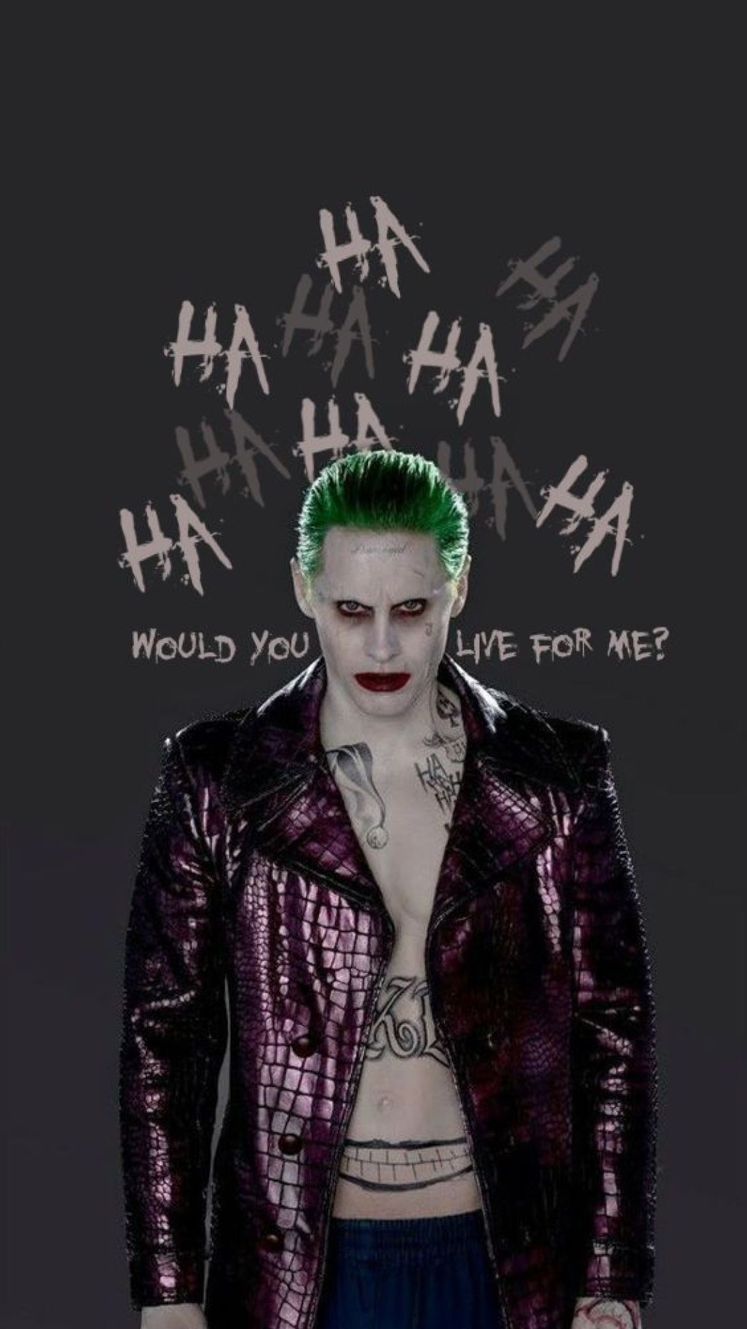 Awesome Jared Leto Joker iPhone Wallpaper