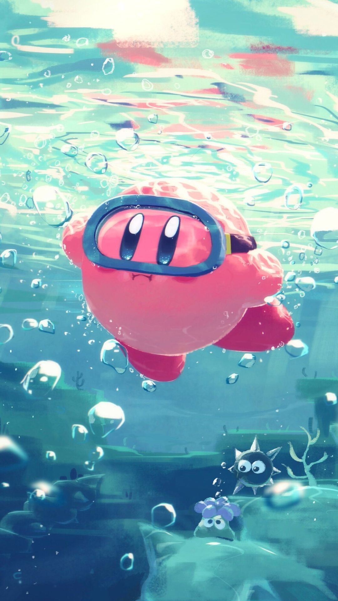 Awesome Kirby iPhone Wallpaper