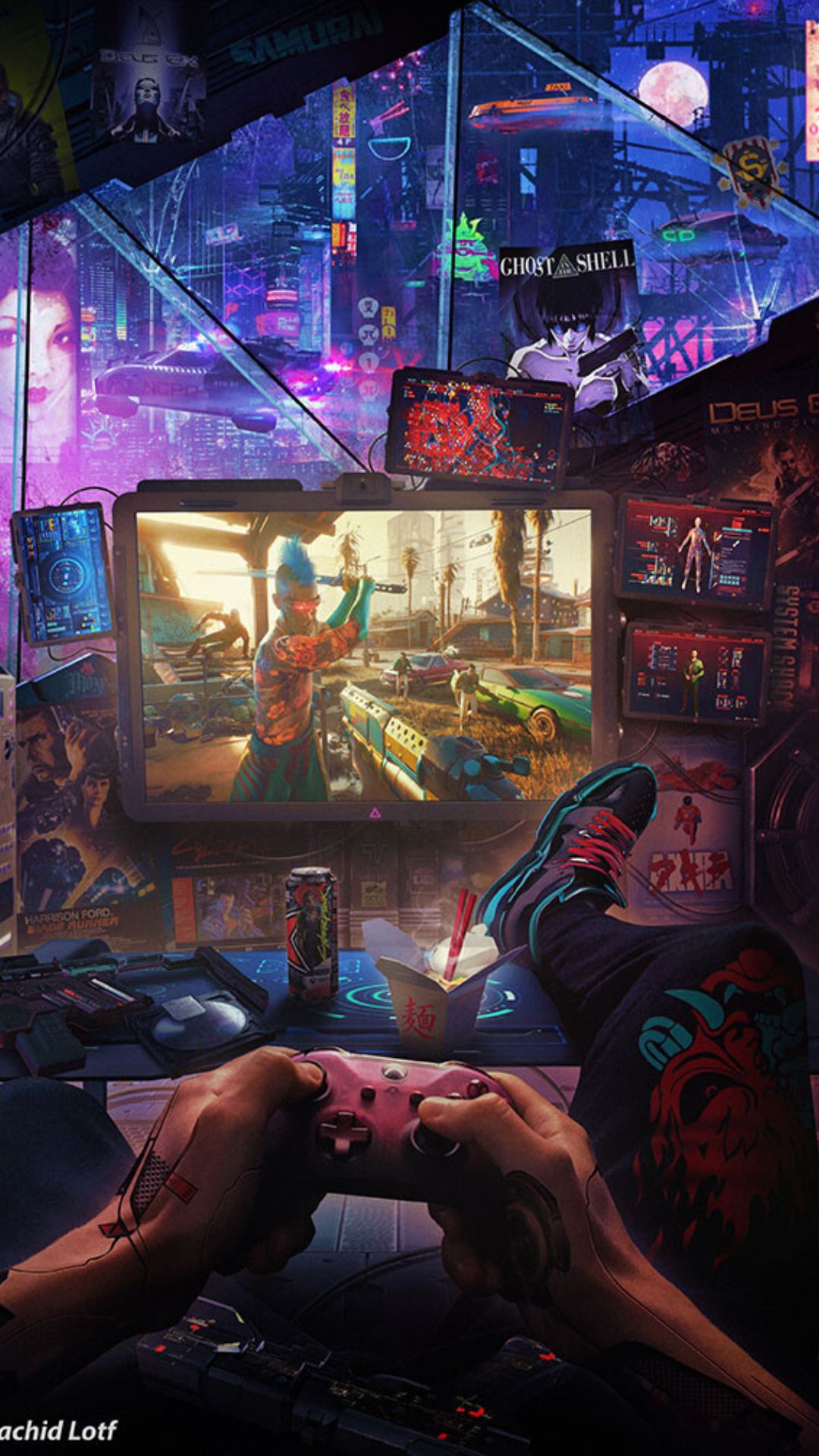 Gamer Art iPhone Wallpaper 4K » iPhone Wallpapers