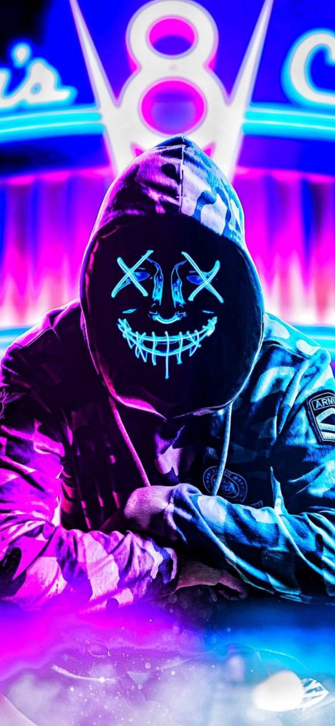 Cool Mask Wallpaper iPhone 11