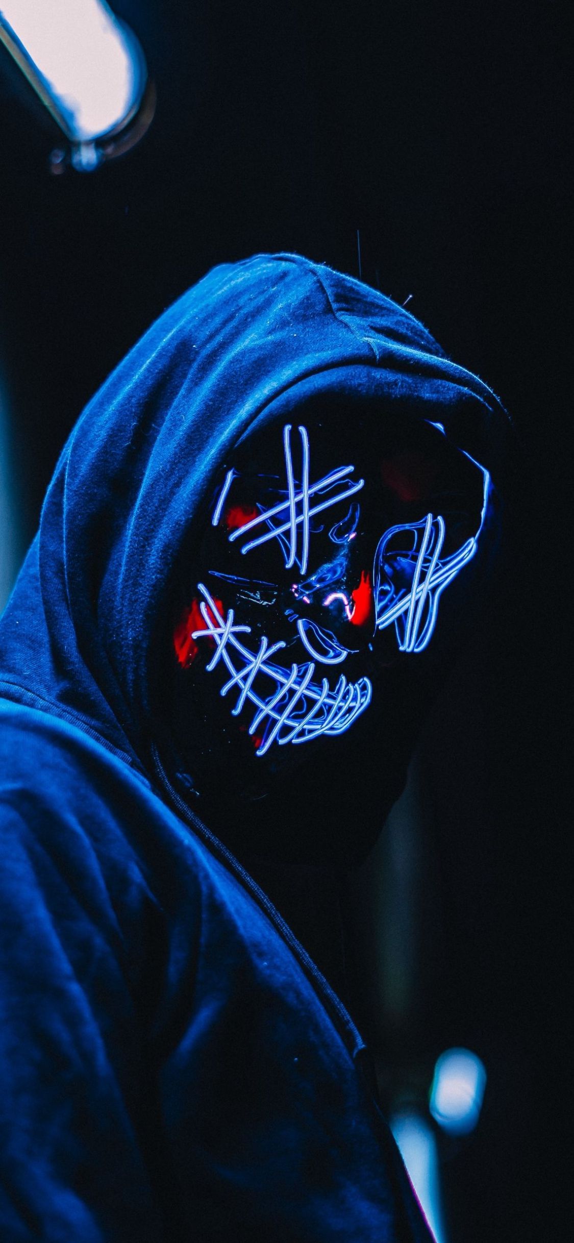 Cool Mask iPhone Lock Screen Wallpaper