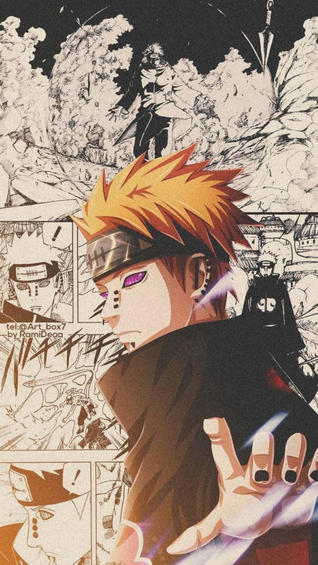 Cool Naruto Pain iPhone Wallpaper