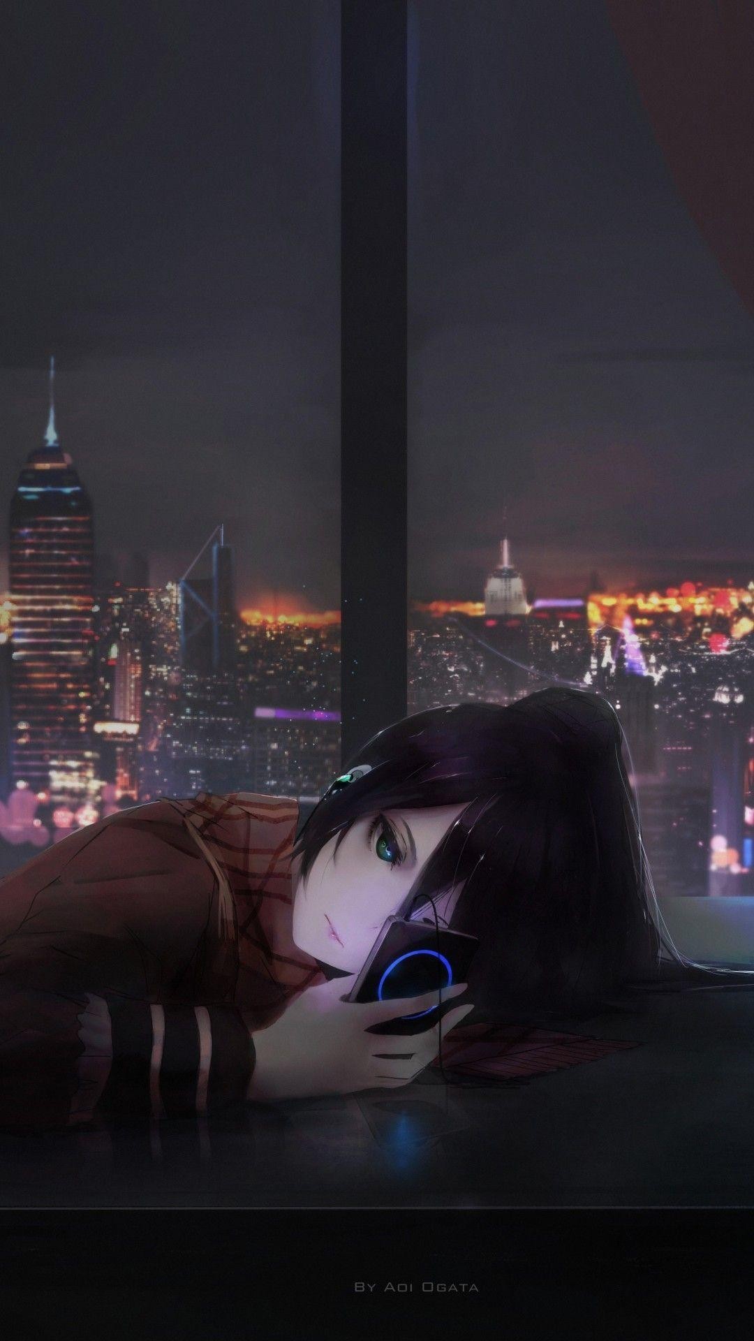 Depressed Anime Wallpaper iPhone X