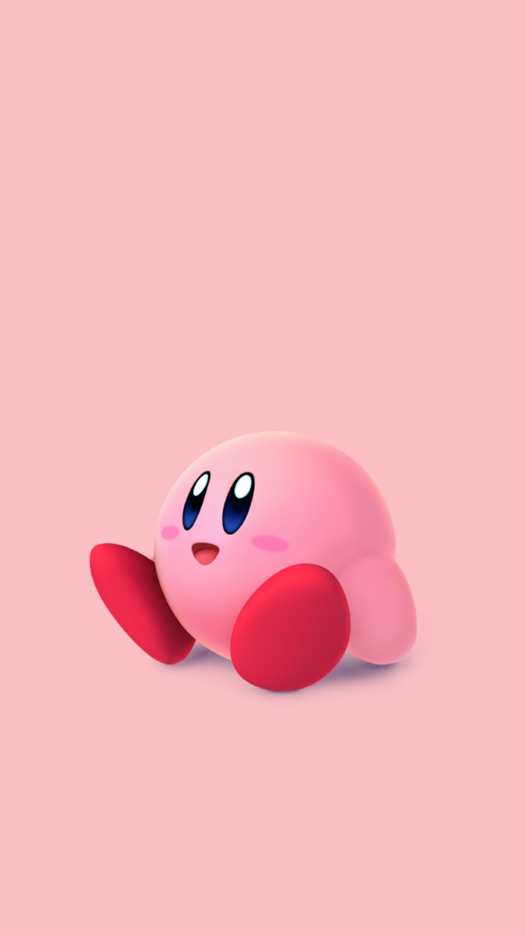 Kirby iPhone Lock Screen Wallpaper