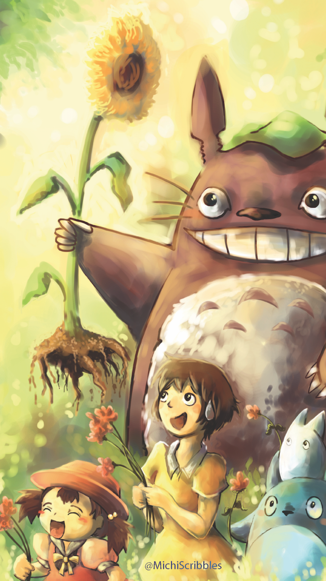 My Neigbor Totoro Wallpaper iPhone 8