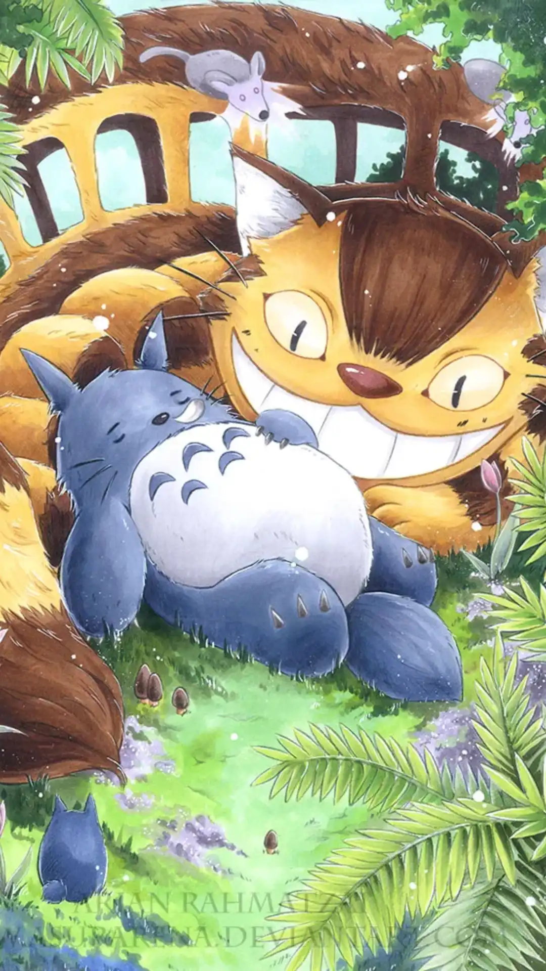 My Neigbor Totoro iPhone Wallpaper HD