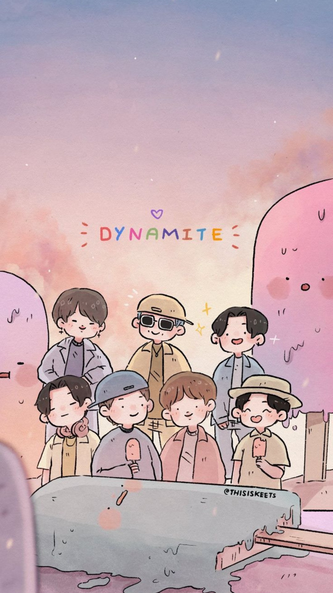 Cute BTS Wallpaper iPhone 13