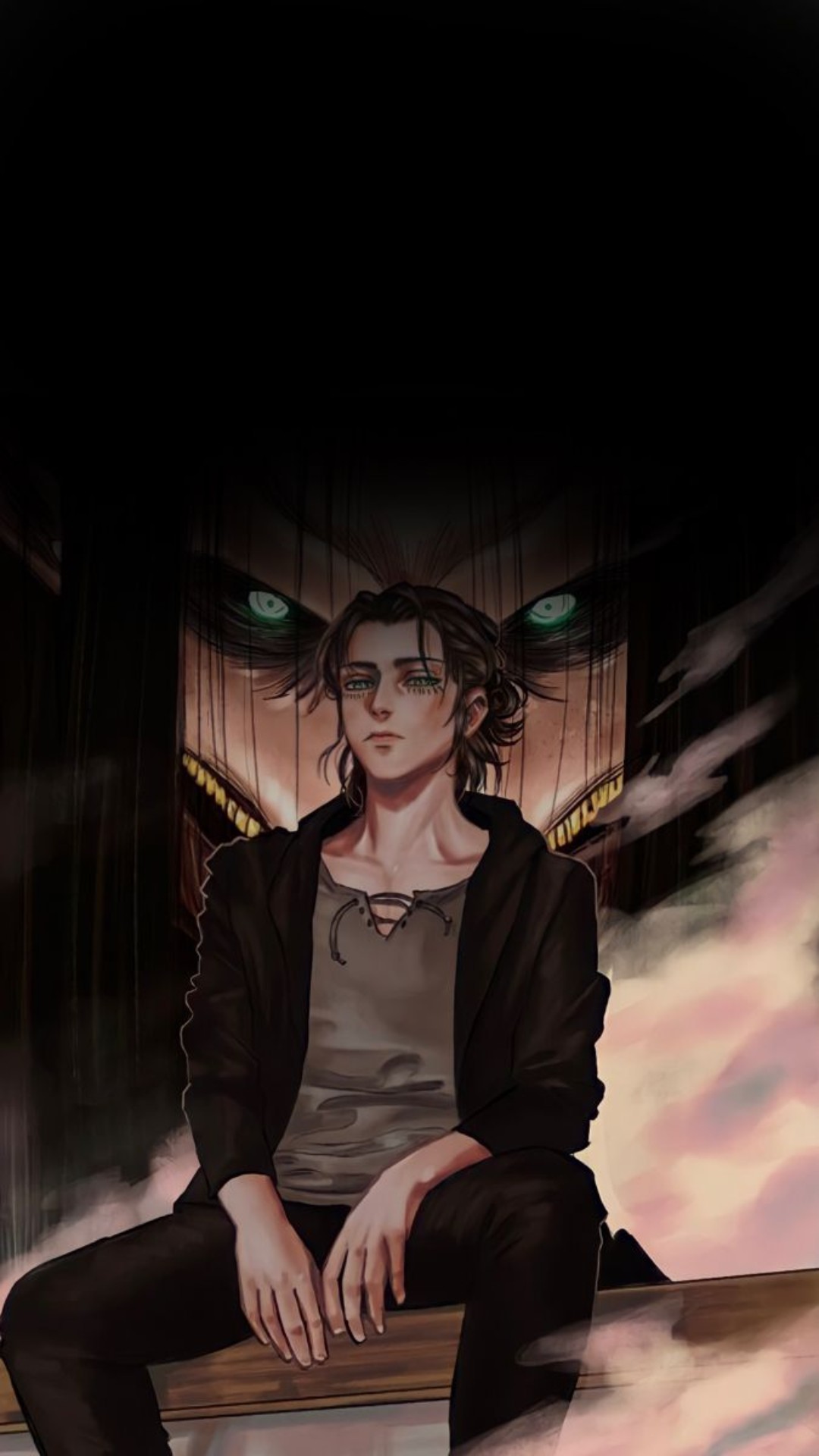 Eren Yeager Wallpaper iPhone 12