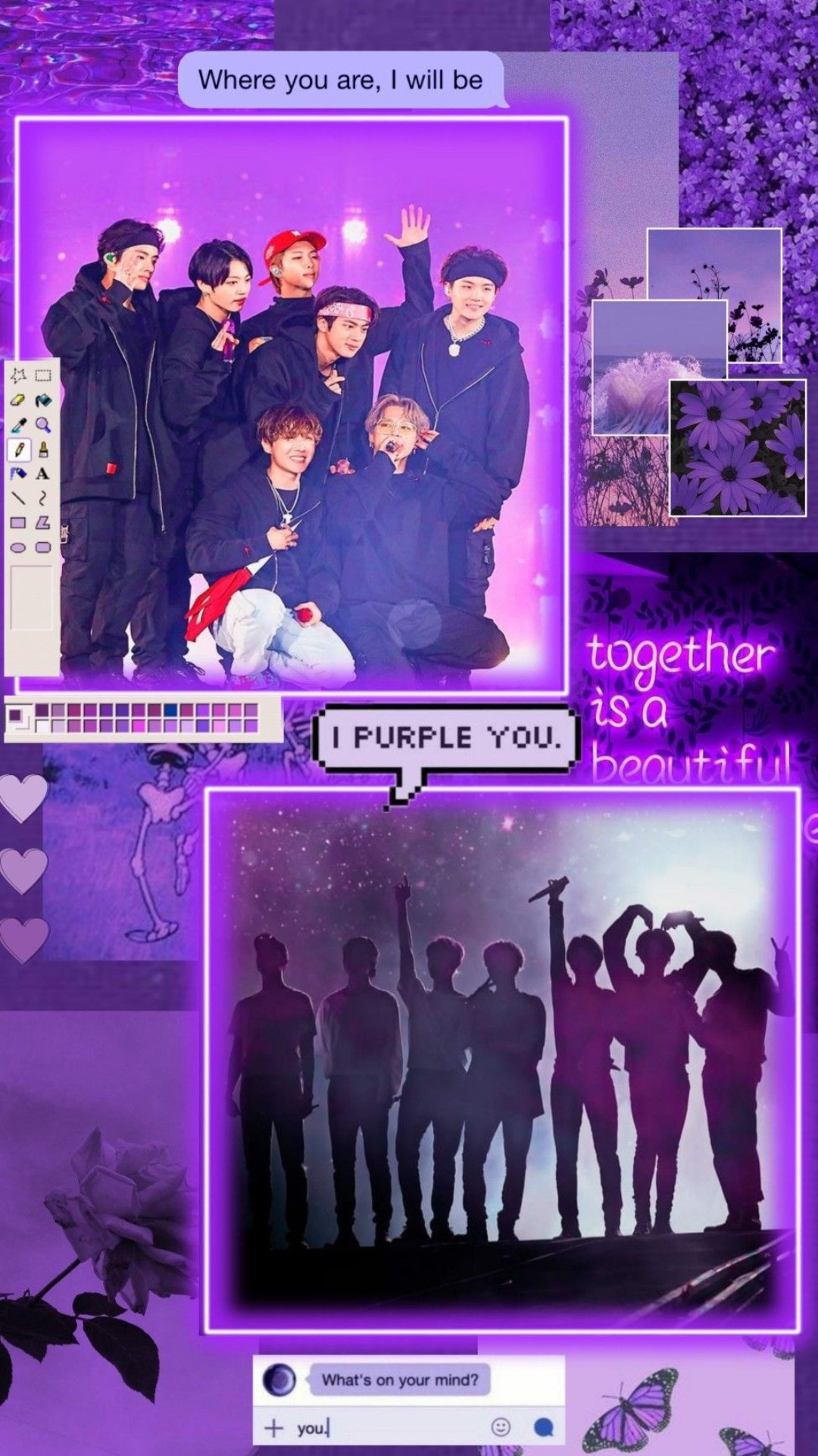 Purple BTS Wallpaper iPhone 11