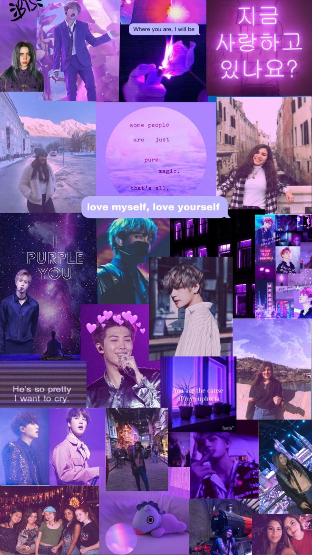 Bts wallpaper  Iphone wallpaper bts, Purple wallpaper, Purple wallpaper  iphone