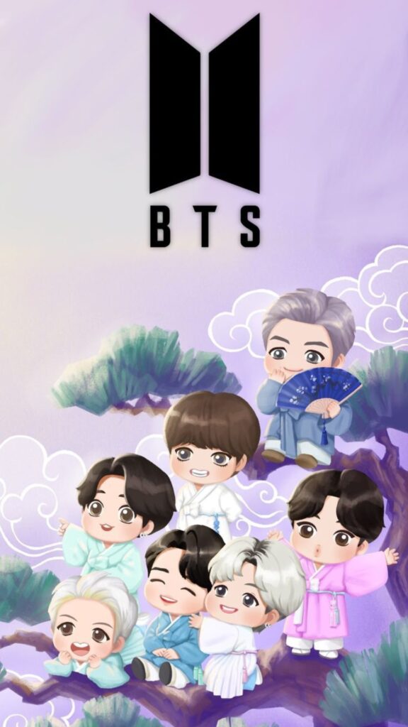 Tiny Tan BTS iPhone Wallpaper