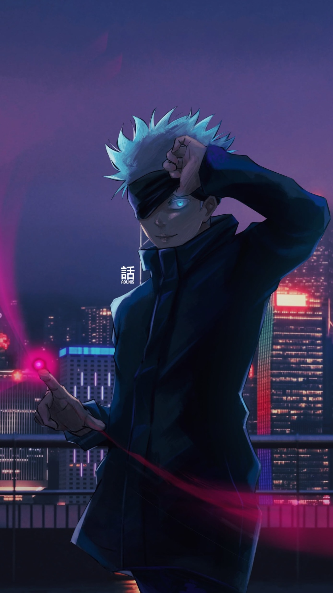 Satoru Gojo Jujutsu Kaisen Anime Wallpaper iPhone Phone 4K #6240e