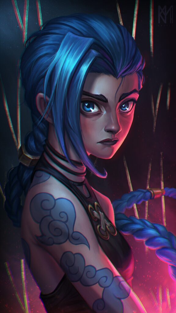 Arcane Jinx iphone Wallpaper