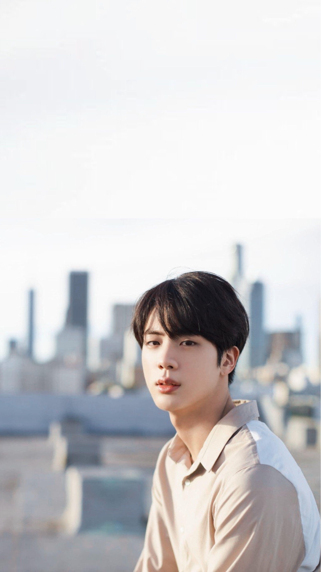 BTS Jin iPhone Lock Screen Wallpaper