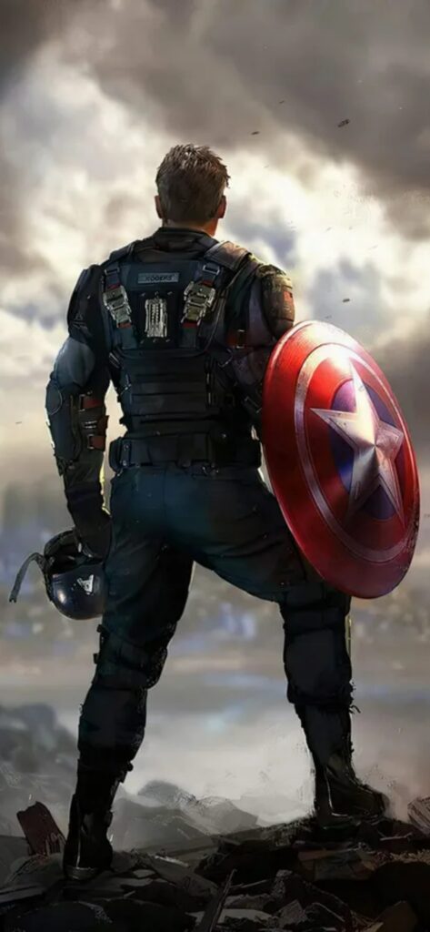 Captain America iPhone Wallpaper