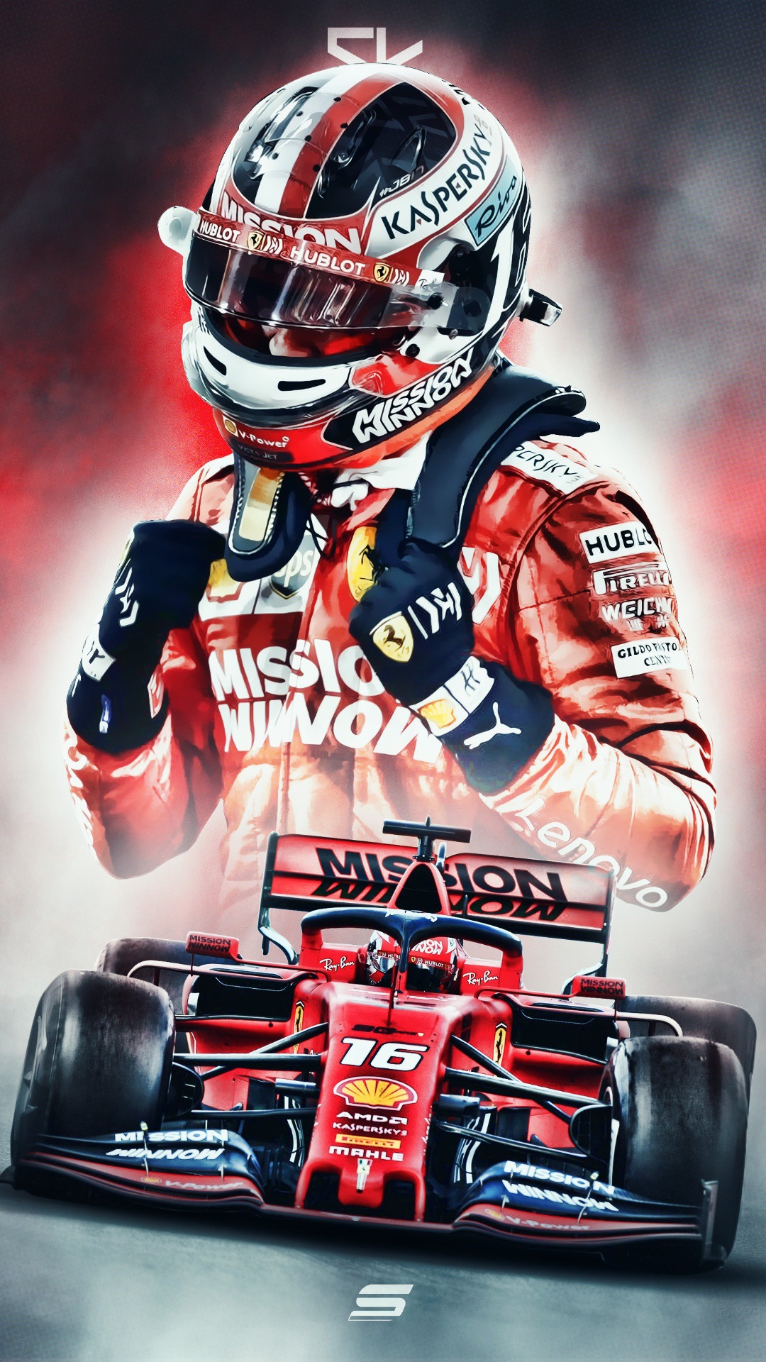 Charles Leclerc Wallpaper For iPhone
