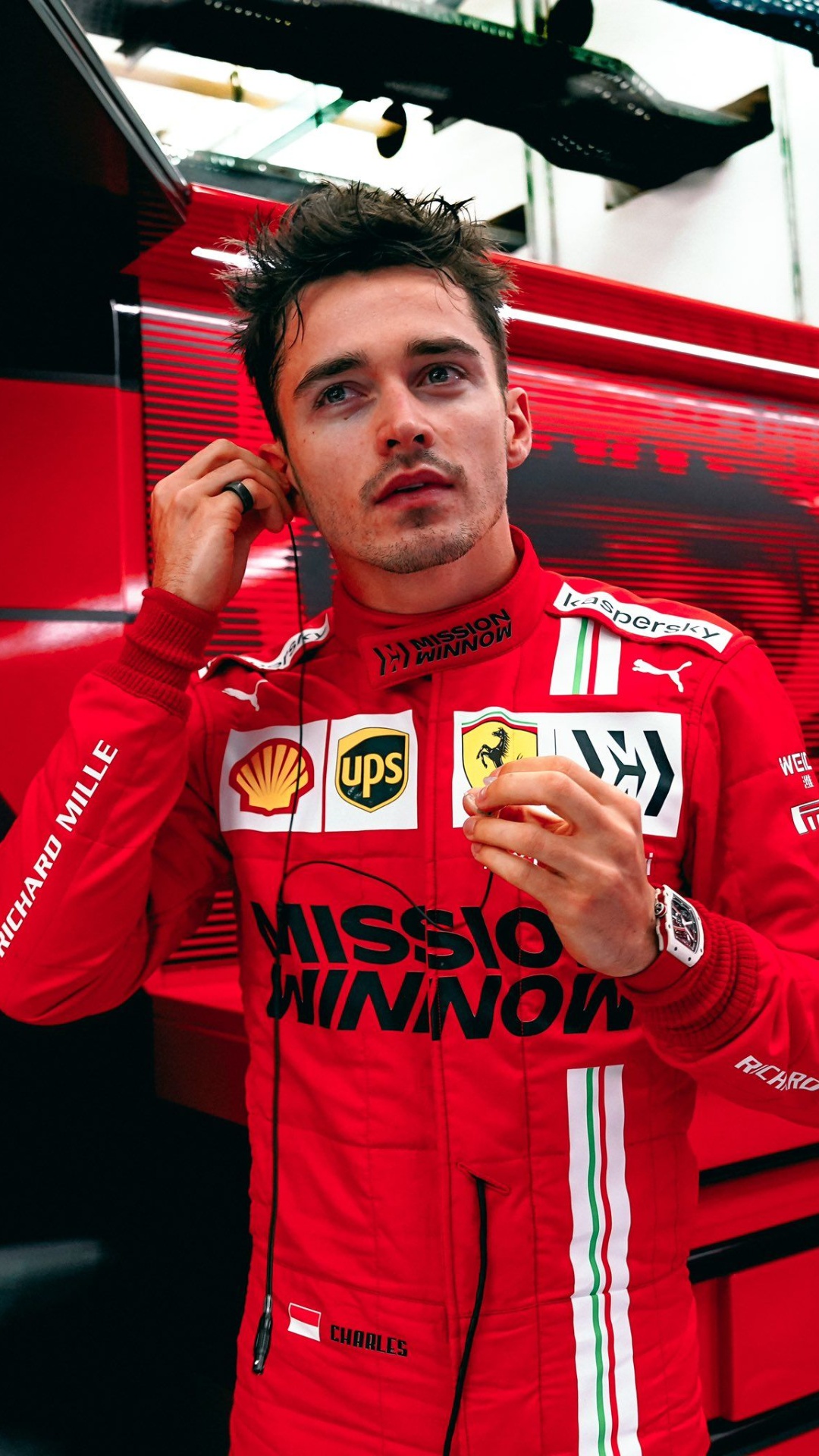 Charles Leclerc iPhone Wallpaper Download