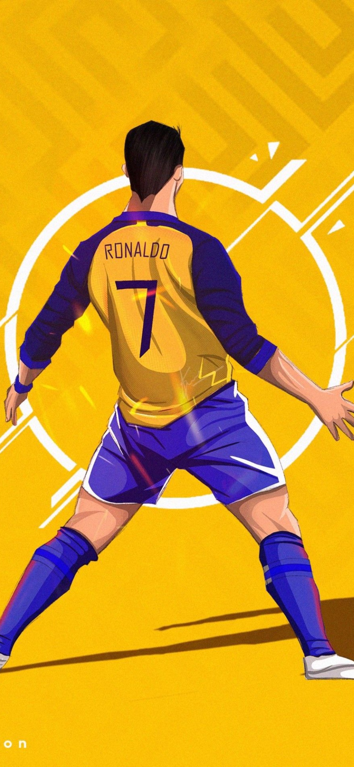 Cristiano Ronaldo Al Nassr Wallpaper 4k For iPhone