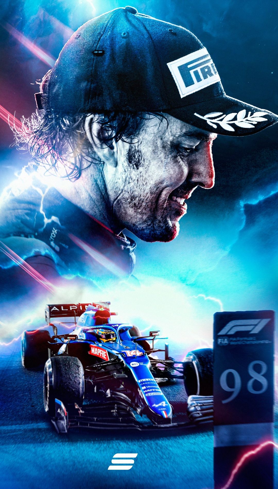 Fernando Alonso Wallpaper iPhone 14