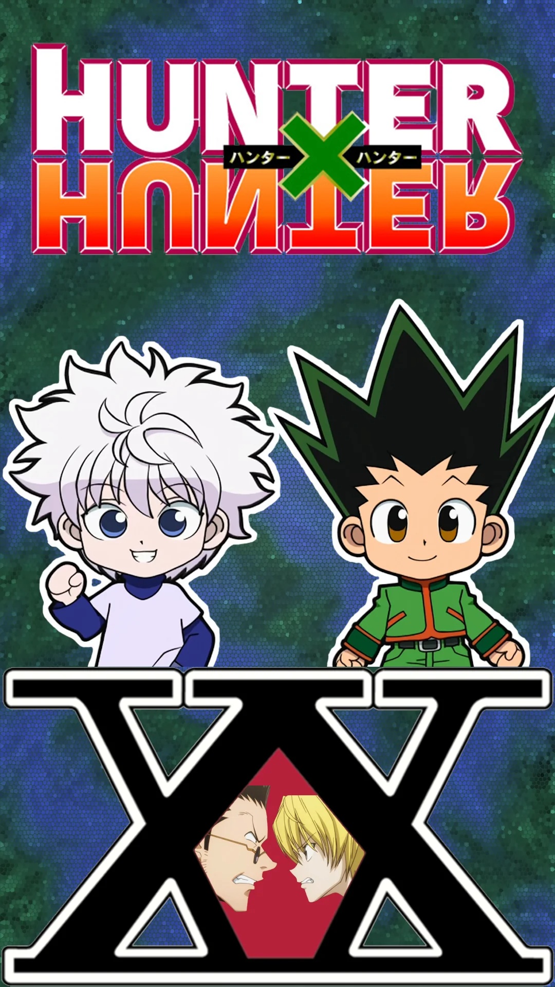 Download Classic Poster Of Hunter X Hunter Iphone Wallpaper