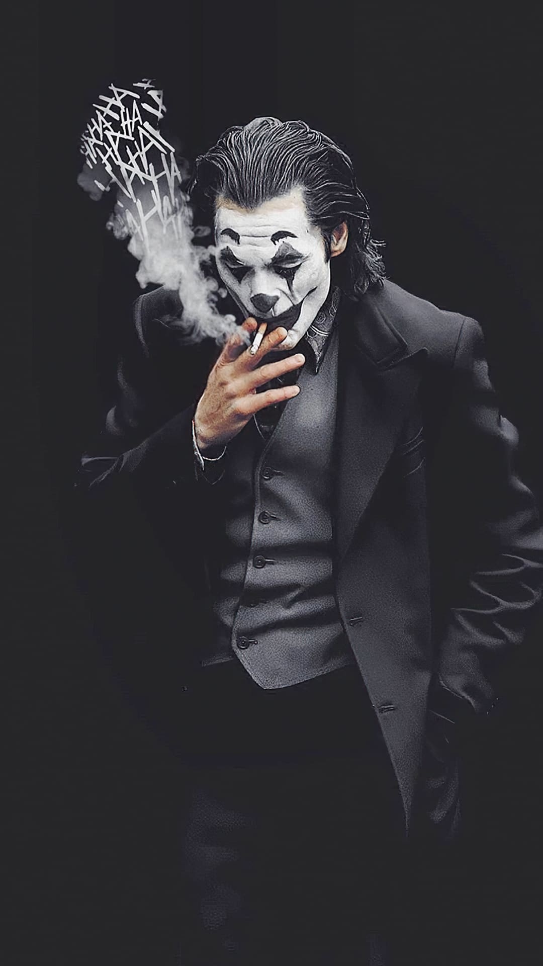 Joker Cigarette Smoking Wallpaper HD For iPhone