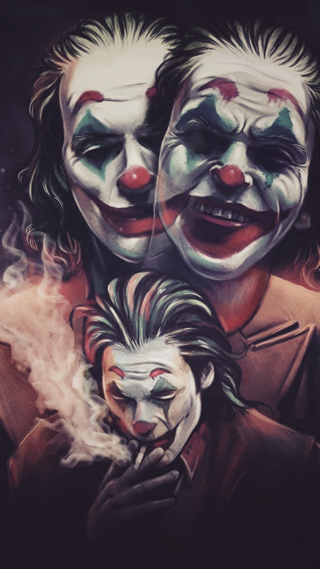 Joker Cigarette Smoking Wallpaper iPhone 11