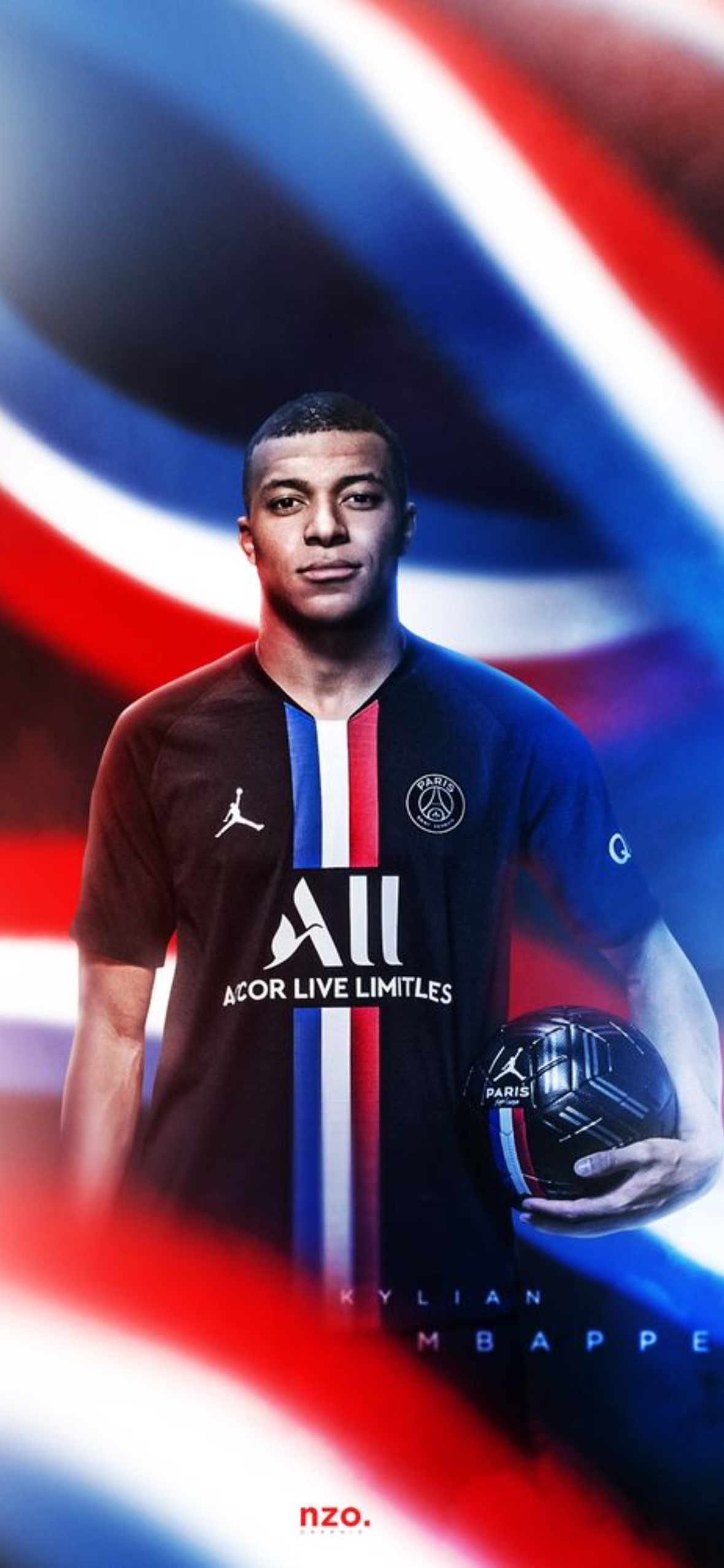 Kylian Mbappe HD iPhone Wallpaper