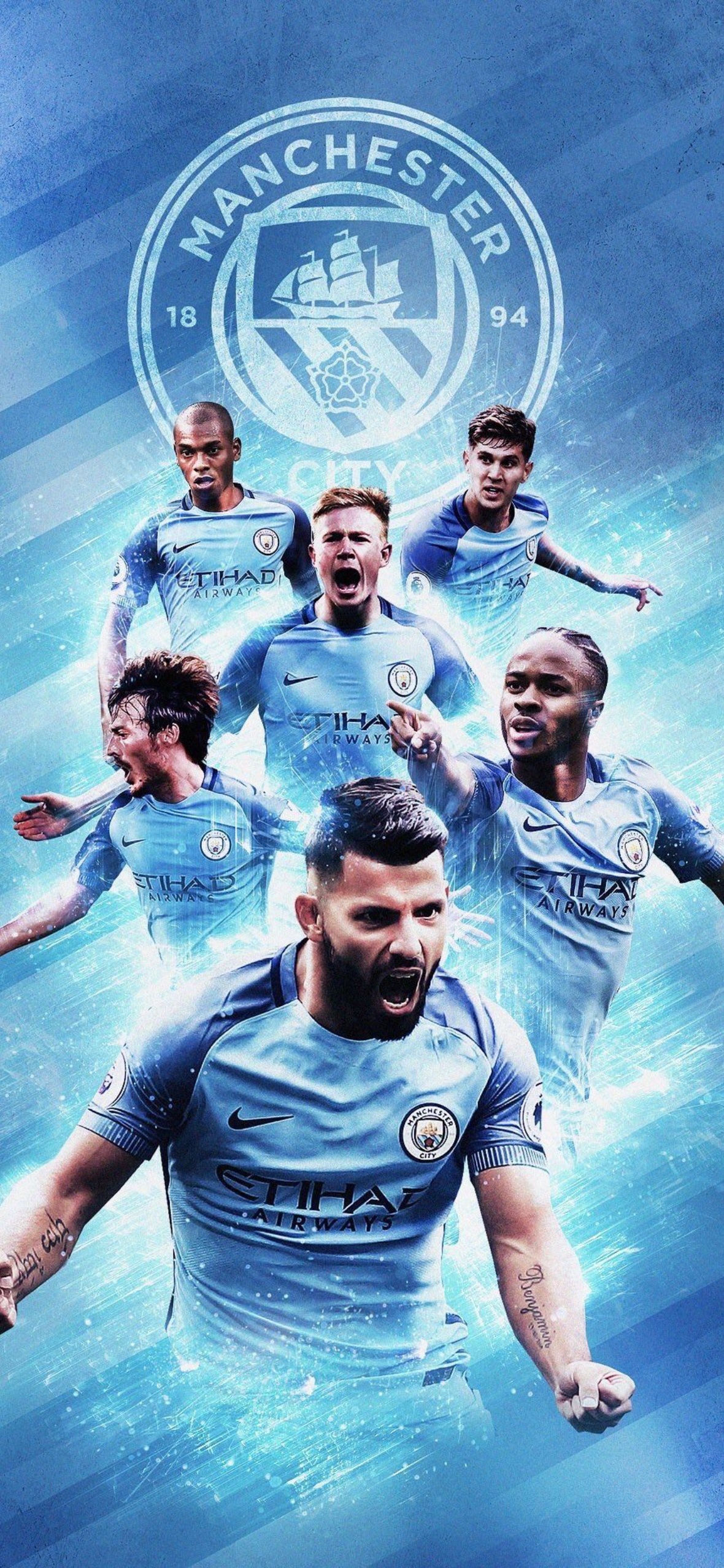 Manchester City FC iPhone Wallpaper HD