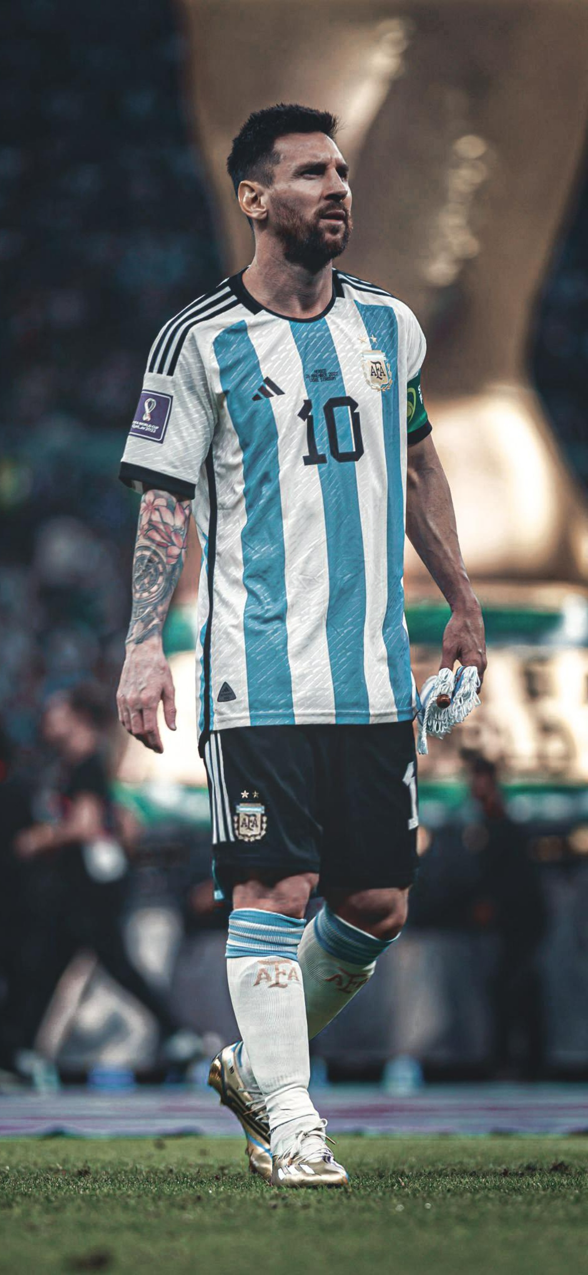 Messi Fifa World Cup iPhone Wallpaper 4k