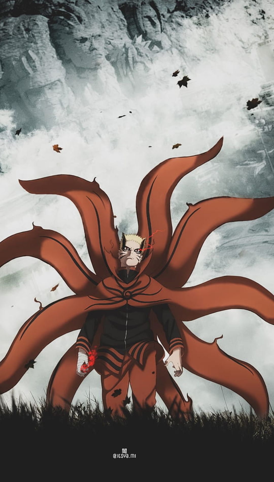 Naruto Baryon Mode Wallpaper iPhone