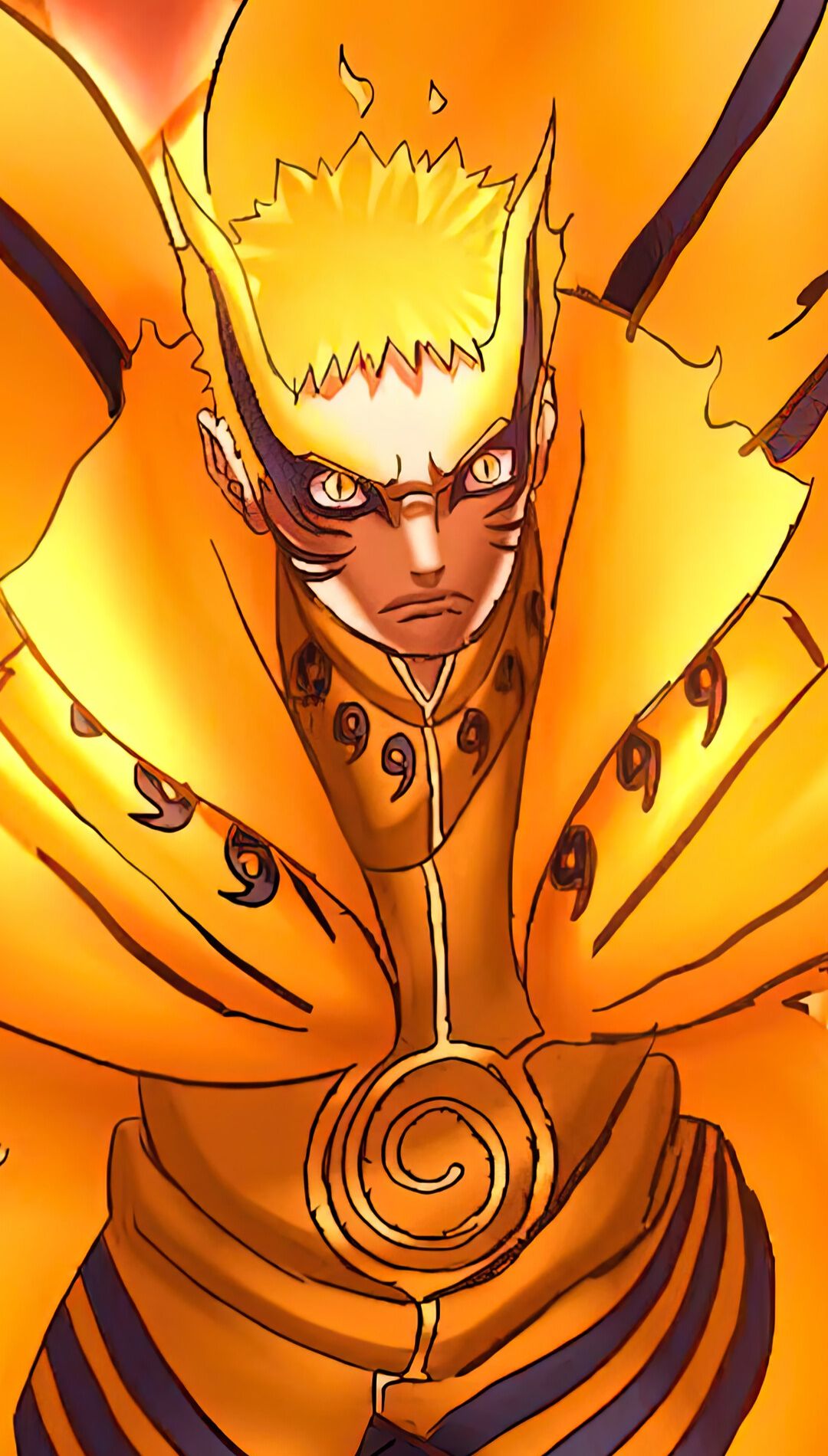 Naruto Baryon Mode iPhone Wallpaper HD