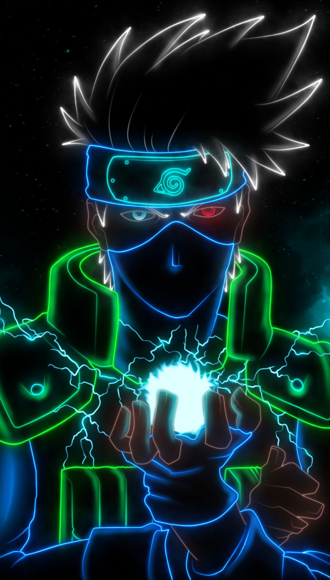 Naruto Neon Wallpaper iPhone 14 Pro