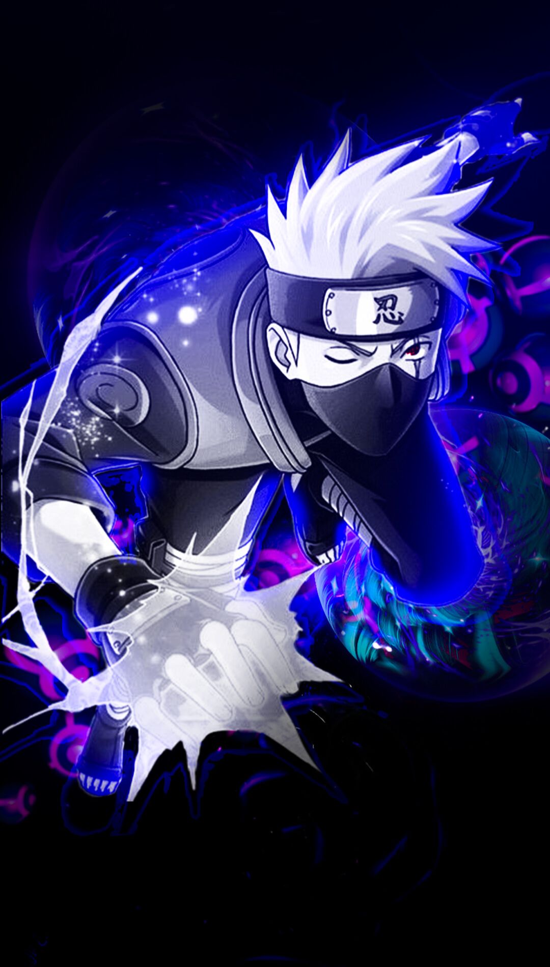 Naruto Neon Wallpaper iPhone 14