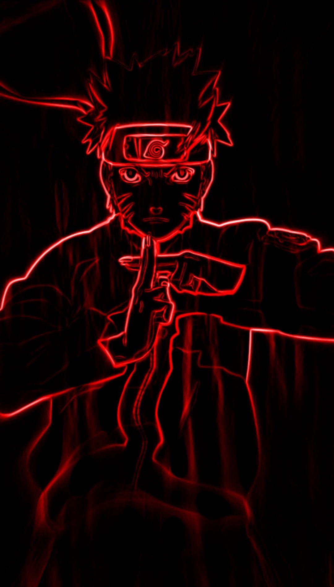 Naruto Neon Wallpaper iPhone