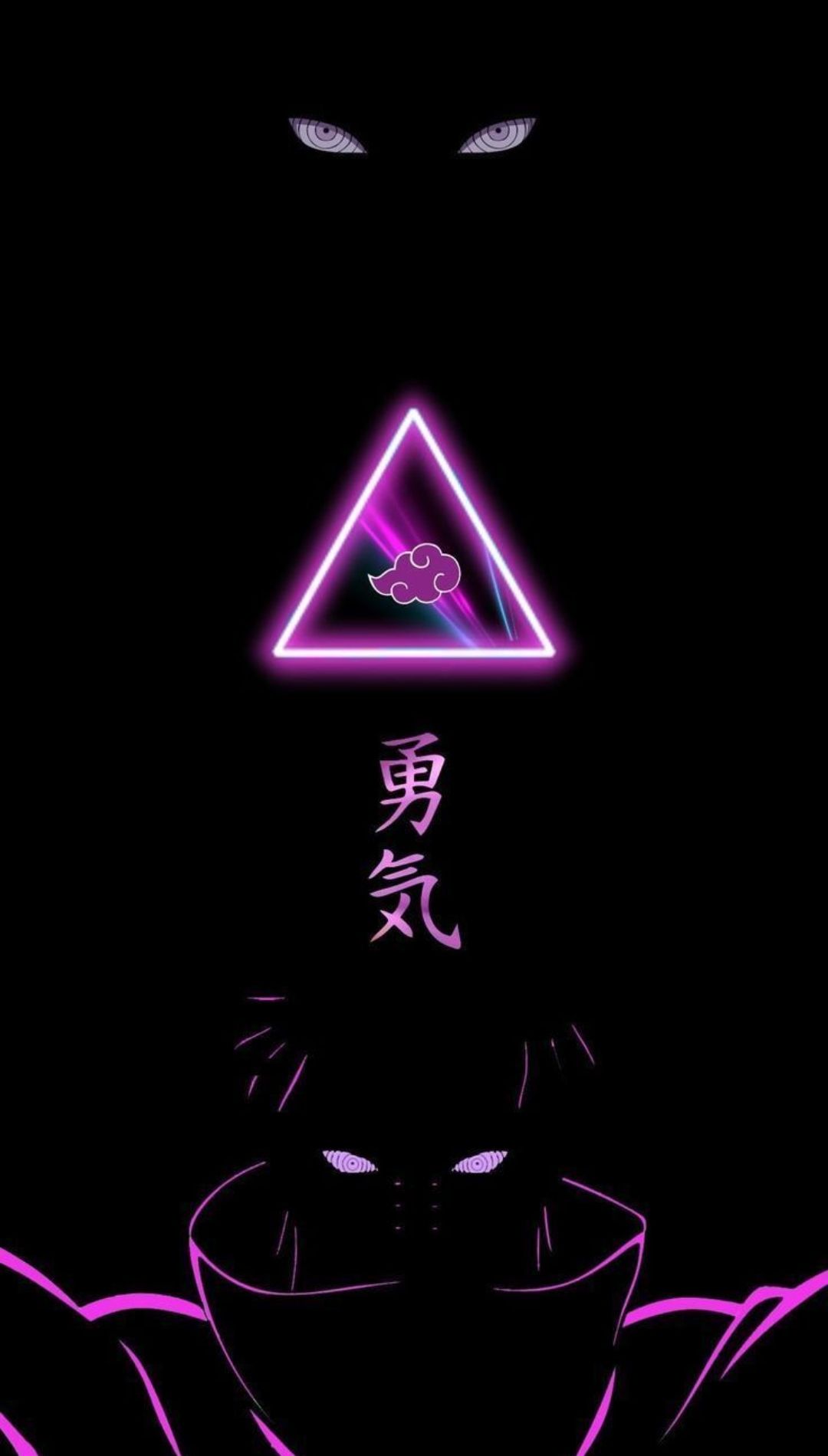 Naruto Neon iPhone Wallpaper 4k