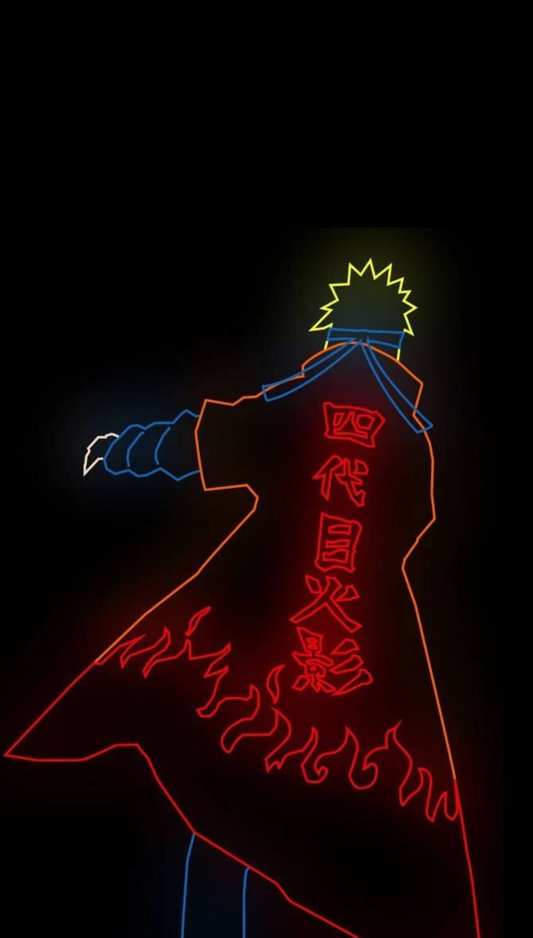 Naruto Neon iPhone Wallpaper HD