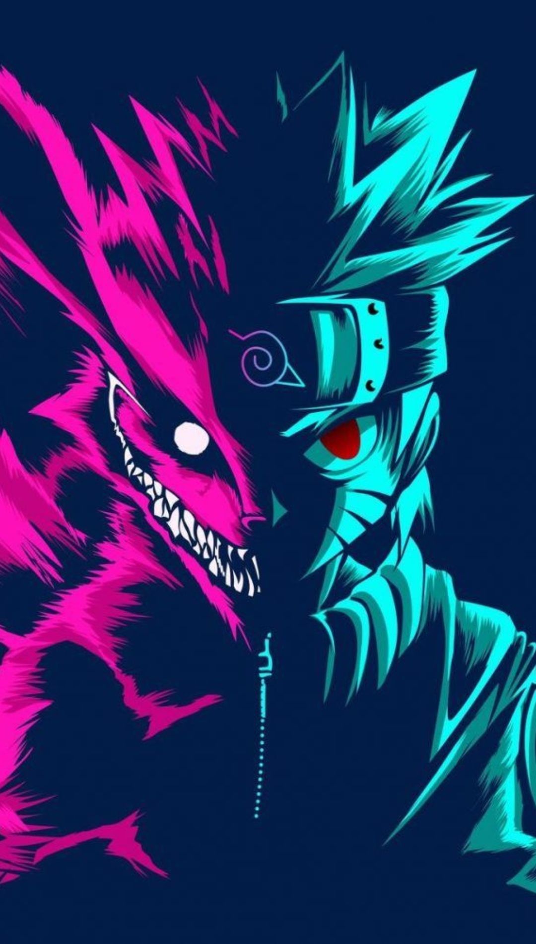 Naruto Neon iPhone Wallpaper