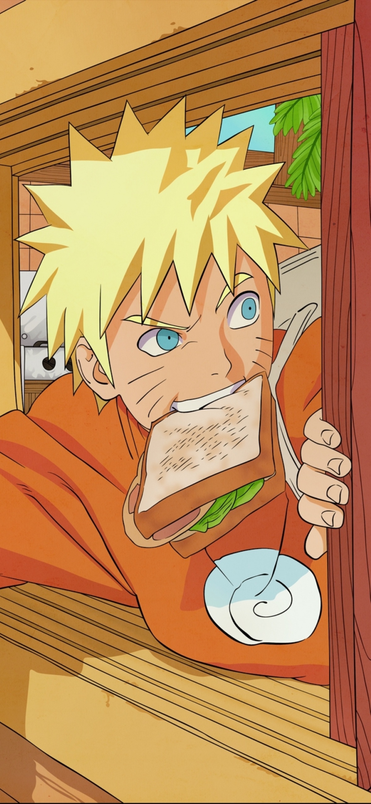 Naruto Uzumaki iPhone Lock Screen Wallpaper