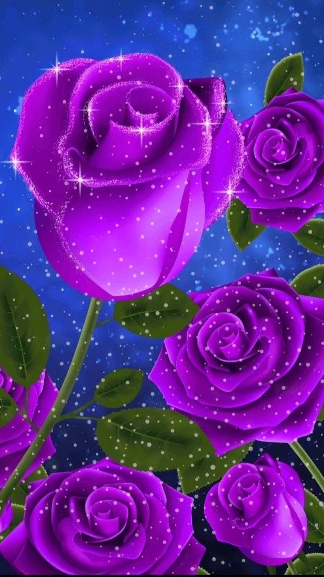 Purple Flower iPhone Wallpaper