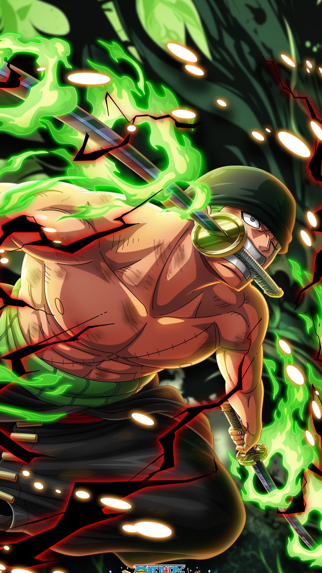 Roronoa Zoro Katana Dragon One Piece 4K Wallpaper iPhone HD Phone