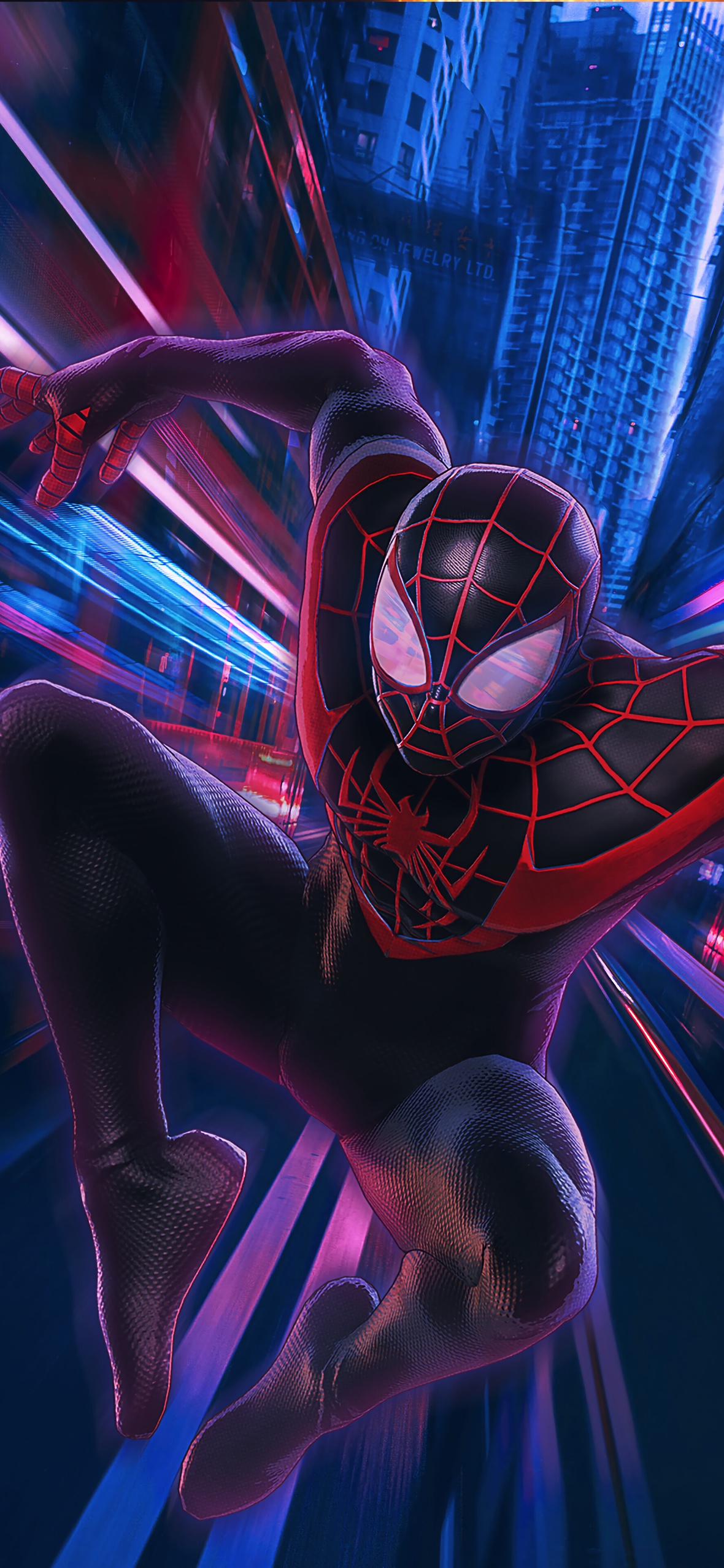 Spider Man Miles Morales Wallpaper iPhone 12