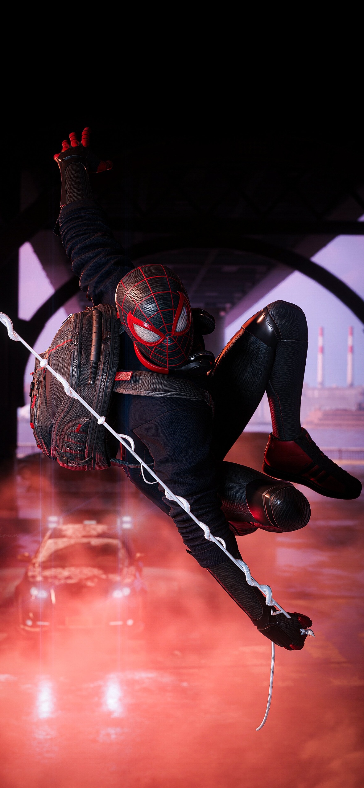 Spider Man Miles Morales Wallpaper iPhone 14